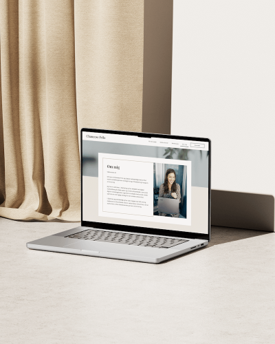 Webdesign for annonceringsekspert Chaneese Friis