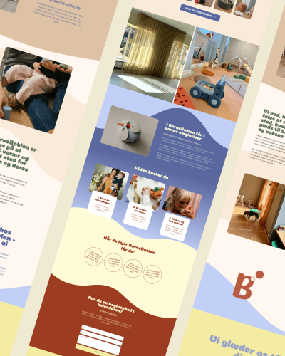 Børneboblen webdesign